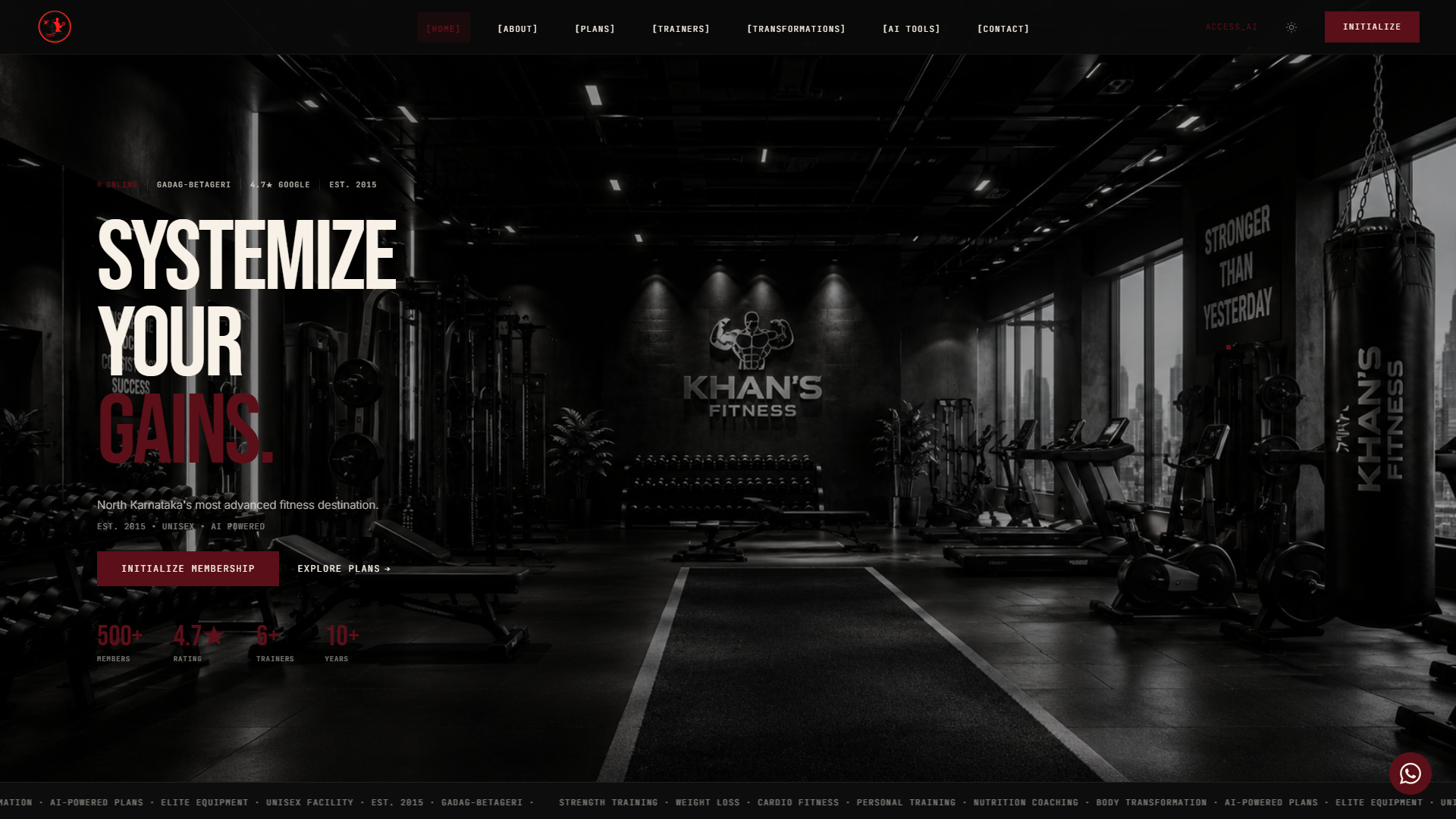 KHAN'S FITNESS screenshot 1